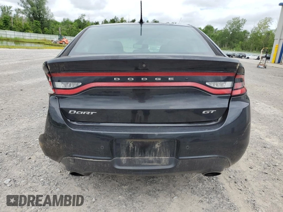 2014 Dodge Dart GT with VIN 1C3CDFEB3ED742198, listed as a Copart auction lot 63281975 with 117,541 mi miles and Salvage title. Bid and sale history available at DreamBid. Image 6.