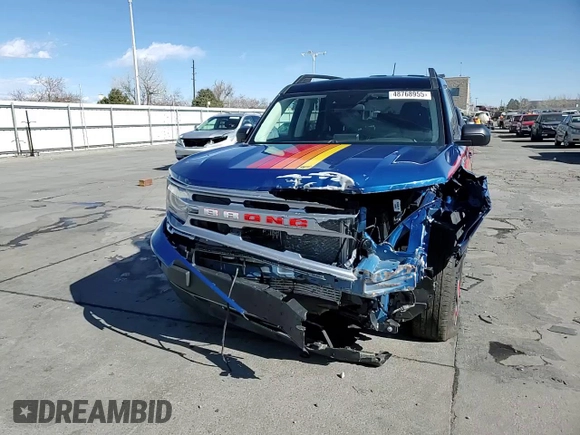 2024 Ford Bronco with VIN 3FMCR9K65RRF36699, listed as a Copart auction lot 48768955 with 10,050 mi miles and Salvage title. Bid and sale history available at DreamBid. Image 14.