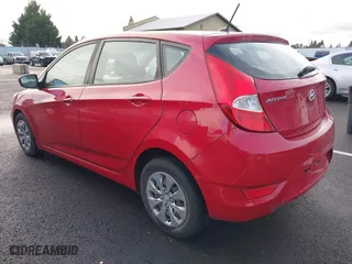 2017 Hyundai Accent SE with VIN KMHCT5AEXHU351459, listed as a IAAI auction lot 41214689 with 131,355 mi miles. Bid and sale history available at carsss.com. Image 3.