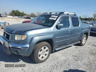 2007 Honda Ridgeline RTS with VIN 2HJYK16417H506354, listed as a Copart auction lot 48828385 with 187,707 mi miles and Salvage Title. Bid and sale history available at carsss.com. Image 1.