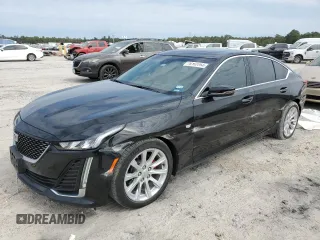 2021 Cadillac CT5 Luxury with VIN 1G6DW5RKXM0118356, listed as a Copart auction lot 76162254 with 36,882 mi miles and Salvage Title. Bid and sale history available at DreamBid. Image 1.