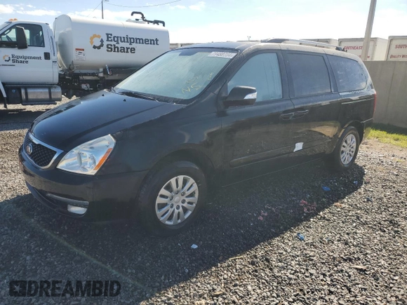 2014 Kia Sedona LX with VIN KNDMG4C7XE6571674, listed as a Copart auction lot 79488704 with 75,091 mi miles and Non Repairable. Bid and sale history available at DreamBid. Image 1.