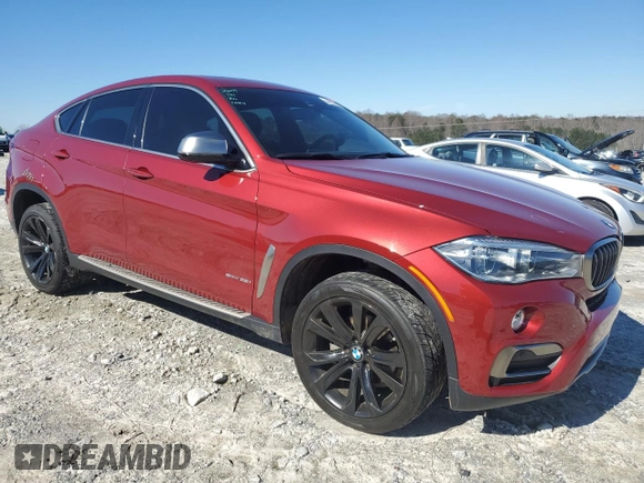 2018 BMW X6 sDrive35i with VIN 5UXKU0C51J0G69806, listed as a Copart auction lot 44925285 with 50,606 mi miles and Salvage Title. Bid and sale history available at carsss.com. Image 4.