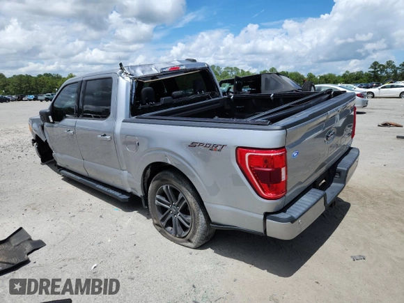 2021 Ford F-150 XL with VIN 1FTFW1E84MKD35382, listed as a Copart auction lot 63413675 with Not provided miles and Salvage title. Bid and sale history available at DreamBid. Image 2.
