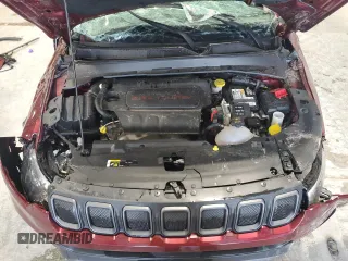 2022 Jeep Compass Trailhawk with VIN 3C4NJDDB7NT115064, listed as a Copart auction lot 58568375 with 13,267 mi miles and Salvage title. Bid and sale history available at DreamBid. Image 12.