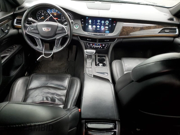 2016 Cadillac CT6 Luxury AWD with VIN 1G6KD5RSXGU150587, listed as a Copart auction lot 51260195 with 56,583 mi miles and Salvage Title. Bid and sale history available at carsss.com. Image 8.