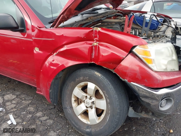 2009 Nissan Frontier SE with VIN 1N6AD07U99C411911, listed as a IAAI auction lot 41553405 with 108,734 mi miles. Bid and sale history available at carsss.com. Image 6.