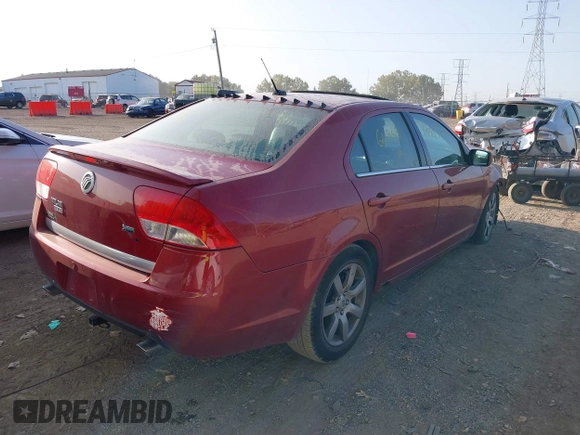 2010 Mercury Milan Premier with VIN 3MEHM0JG1AR621959, listed as a IAAI auction lot 40297754 with 194,935 mi miles and . Bid and sale history available at DreamBid. Image 4.