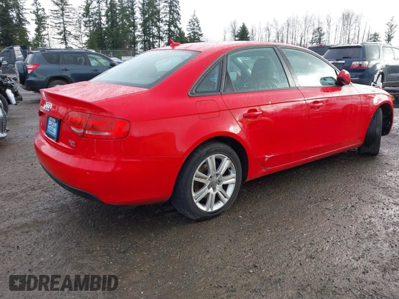 2010 Audi A4 2.0T Premium with VIN WAUBFAFL7AN037904, listed as a IAAI auction lot 41763722 with 110,445 mi miles. Bid and sale history available at carsss.com. Image 4.