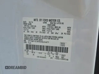 2014 Ford F-150 XL с VIN 1FTMF1CM7EKE41477, выставлен на аукционе IAAI как лот 42503239 с пробегом 178 239 миль миль и . История ставок и продаж доступна на DreamBid. Изображение 1.