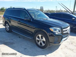 2018 Mercedes-Benz GLS with VIN 4JGDF6EE6JB180836, listed as a IAAI auction lot 41418271 with NaN miles. Bid and sale history available at carsss.com. Image 1.