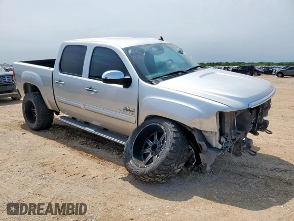 2013 GMC Sierra 1500 SLE z VIN 3GTP1VE02DG324375, wystawiony jako Copart lot #58131215 z przebiegiem 225 175 mil mil oraz Szkoda całkowita • Salvage title. Historia ofert i sprzedaży dostępna na DreamBid. Obrazek 4.