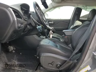 2021 Jeep Cherokee Latitude Lux with VIN 1C4PJLMX8MD144043, listed as a Copart auction lot 45337245 with 27,582 mi miles and Salvage Title. Bid and sale history available at carsss.com. Image 7.