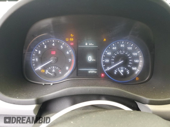 2021 Hyundai Kona SE z VIN KM8K12AA8MU742150, wystawiony jako Copart lot #56840555 z przebiegiem 67 371 mil mil oraz Szkoda całkowita • Salvage title. Historia ofert i sprzedaży dostępna na DreamBid. Obrazek 9.
