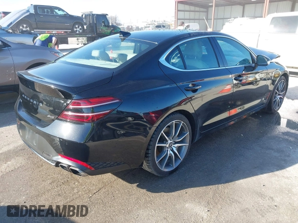 2022 Genesis G70 2.0T z VIN KMTG34TA0NU098580, wystawiony jako IAAI lot #41763511 z przebiegiem 87 816 mil mil oraz . Historia ofert i sprzedaży dostępna na DreamBid. Obrazek 4.