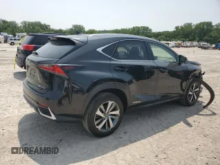 2021 Lexus NX 300h with VIN JTJGJRDZ7M2158822, listed as a Copart auction lot 59157055 with 28,314 mi miles and Salvage title. Bid and sale history available at DreamBid. Image 3.