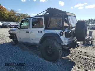 2022 Jeep Wrangler Unlimited Willys with VIN 1C4HJXDN6NW225462, listed as a Copart auction lot 75691294 with Not Provided miles and Salvage Title. Bid and sale history available at DreamBid. Image 2.