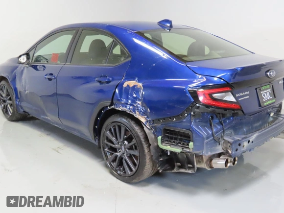2024 Subaru WRX Premium with VIN JF1VBAH65R9819339, listed as a Copart auction lot 63643995 with 495 mi miles and Salvage title. Bid and sale history available at DreamBid. Image 4.