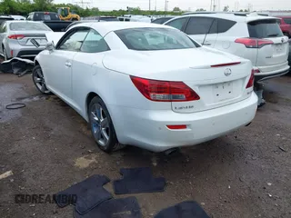 2010 Lexus IS 350 C with VIN JTHFE2C27A2501055, listed as a IAAI auction lot 42149205 with 123,778 mi miles and . Bid and sale history available at DreamBid. Image 3.