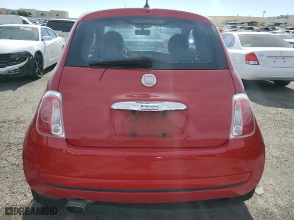 2012 FIAT 500 Pop with VIN 3C3CFFAR7CT348904, listed as a Copart auction lot 42577845 with NaN miles and Salvage Title. Bid and sale history available at carsss.com. Image 6.