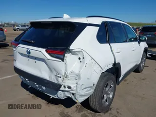 2023 Toyota RAV4 Hybrid LE with VIN 4T3MWRFV8PU097560, listed as a IAAI auction lot 41662609 with 21,004 mi miles. Bid and sale history available at carsss.com. Image 6.