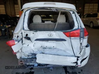2012 Toyota Sienna with VIN 5TDZK3DC8CS269050, listed as a Copart auction lot 45496015 with 179,666 mi miles and Salvage Title. Bid and sale history available at carsss.com. Image 6.