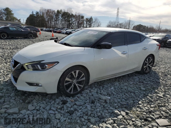 2017 Nissan Maxima S with VIN 1N4AA6AP3HC424322, listed as a Copart auction lot 46972805 with 162,070 mi miles and Salvage Title. Bid and sale history available at DreamBid. Image 1.