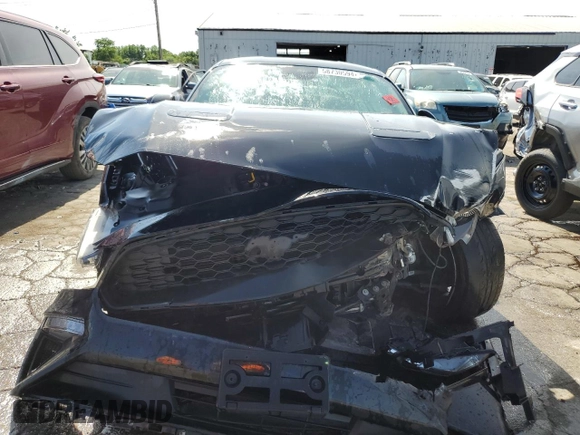2021 Ford Mustang EcoBoost with VIN 1FA6P8TH4M5103605, listed as a Copart auction lot 58730594 with 63,996 mi miles and Salvage Title. Bid and sale history available at carsss.com. Image 5.