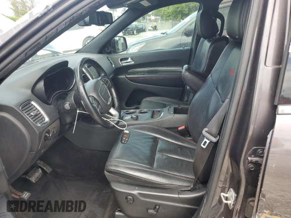 2015 Dodge Durango R/T with VIN 1C4SDHCT1FC891781, listed as a Copart auction lot 62664555 with 107,573 mi miles and Salvage title. Bid and sale history available at DreamBid. Image 7.