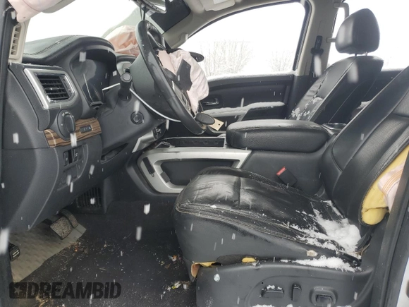 2016 Nissan Titan XD PRO-4X with VIN 1N6BA1F49GN511951, listed as a Copart auction lot 87577645 with 116,076 mi miles and Salvage Title. Bid and sale history available at carsss.com. Image 7.
