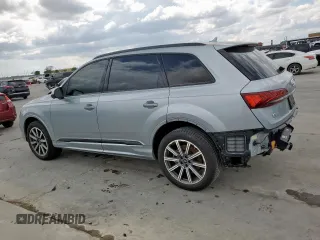 2024 Audi Q7 Premium Plus with VIN WA1LCBF74RD003777, listed as a Copart auction lot 48144115 with 13,659 mi miles and Salvage title. Bid and sale history available at DreamBid. Image 2.