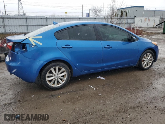 2014 Kia Forte LX with VIN KNAFX4A61E5189748, listed as a Copart auction lot 52330935 with 216,853 mi miles and Clean Title. Bid and sale history available at carsss.com. Image 3.