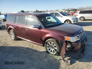 2011 Ford Flex Limited with VIN 2FMGK5DC4BBD05279, listed as a Copart auction lot 42572265 with 218,277 mi miles and Salvage Title. Bid and sale history available at carsss.com. Image 4.
