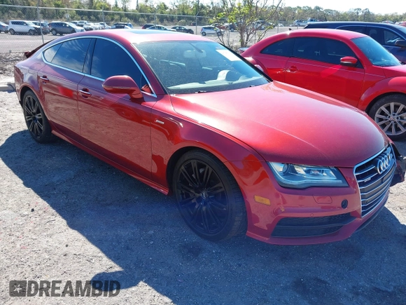 2012 Audi A7 Prestige with VIN WAU2GAFC5CN120425, listed as a IAAI auction lot 41747630 with 128,401 mi miles and . Bid and sale history available at carsss.com. Image 1.
