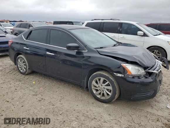 2015 Nissan Sentra SL with VIN 3N1AB7AP2FY365283, listed as a Copart auction lot 44953695 with 76,303 mi miles and Salvage Title. Bid and sale history available at DreamBid. Image 4.