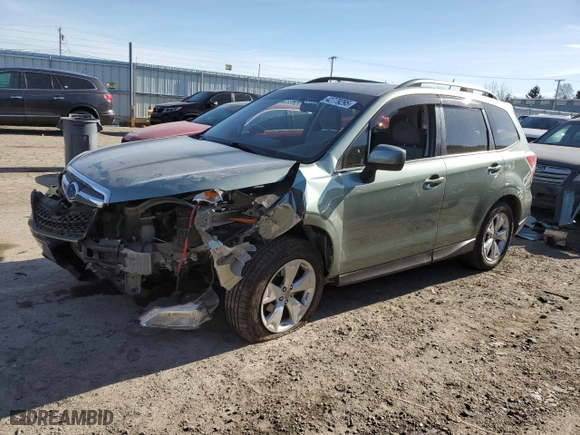 2015 Subaru Forester 2.5i Premium with VIN JF2SJADC8FH554463, listed as a Copart auction lot 42779295 with 0 mi miles and Salvage Title. Bid and sale history available at carsss.com. Image 1.
