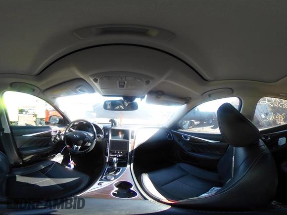 2014 Infiniti Q50 Sport with VIN JN1BV7AR8EM705762, listed as a IAAI auction lot 41685236 with 102,056 mi miles and . Bid and sale history available at DreamBid. Image 19.