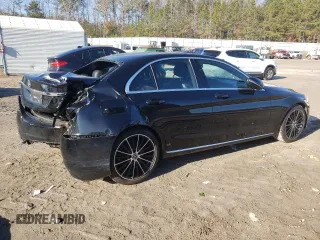 2019 Mercedes-Benz C 300 with VIN 55SWF8DB3KU301027, listed as a Copart auction lot 88352765 with 72,564 mi miles and Salvage Title. Bid and sale history available at DreamBid. Image 3.