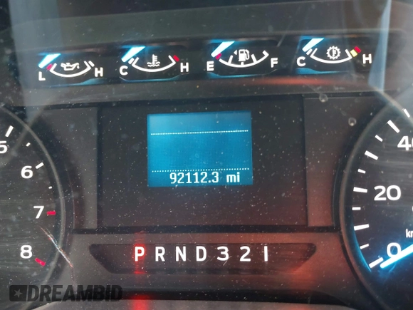 2016 Ford F-150 XL with VIN 1FTMF1C87GKD33883, listed as a IAAI auction lot 41321940 with 92,112 mi miles. Bid and sale history available at carsss.com. Image 15.