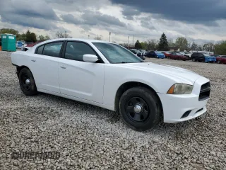 2014 Dodge Charger Police with VIN 2C3CDXAG6EH108362, listed as a Copart auction lot 53784575 with 89,815 mi miles and Salvage Title. Bid and sale history available at DreamBid. Image 4.