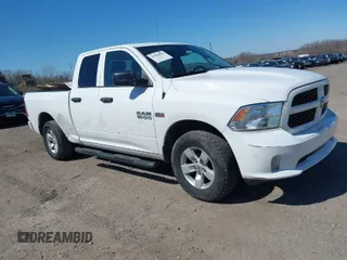 2017 Ram 1500 Express with VIN 1C6RR7FTXHS595888, listed as a IAAI auction lot 41902085 with 136,000 mi miles. Bid and sale history available at carsss.com. Image 1.