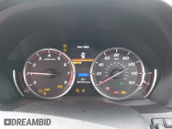 2019 Acura MDX Technology with VIN 5J8YD4H0XKL015238, listed as a IAAI auction lot 42083971 with 47,437 mi miles and . Bid and sale history available at DreamBid. Image 7.