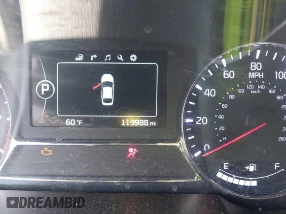 2015 Kia Optima SX Turbo with VIN 5XXGR4A69FG474261, listed as a IAAI auction lot 41103677 with 119,988 mi miles. Bid and sale history available at carsss.com. Image 15.