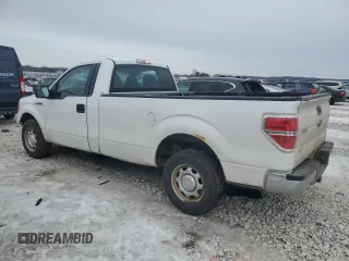 2014 Ford F-150 XL with VIN 1FTNF1CF1EKD84876, listed as a Copart auction lot 43912845 with 107,016 mi miles and Salvage title. Bid and sale history available at DreamBid. Image 2.
