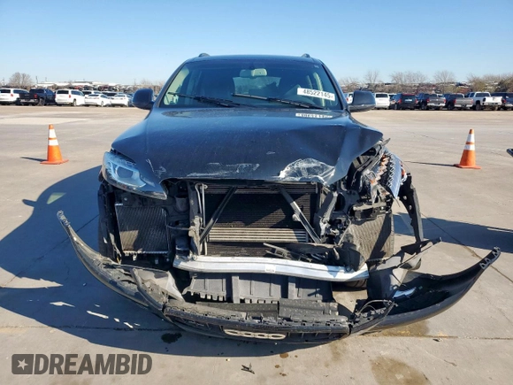 2015 Audi Q7 Premium Plus with VIN WA1LGAFEXFD007003, listed as a Copart auction lot 48522145 with 69,468 mi miles and Salvage Title. Bid and sale history available at DreamBid. Image 5.
