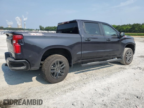 2023 Chevrolet Silverado 1500 LT Trail Boss with VIN 3GCUDFE85PG151946, listed as a Copart auction lot 54732703 with 7,745 mi miles and . Bid and sale history available at DreamBid. Image 3.