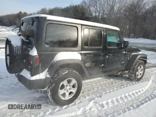 2022 Jeep Wrangler Unlimited Willys Sport with VIN 1C4HJXDN0NW207099, listed as a Copart auction lot 43395805 with 55,529 mi miles and Salvage Title. Bid and sale history available at DreamBid. Image 3.