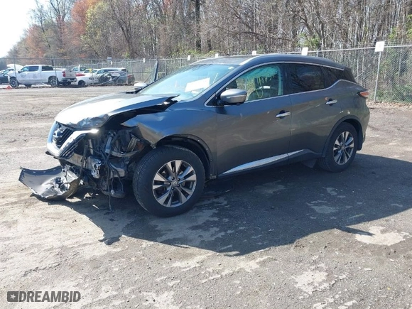 2015 Nissan Murano Platinum with VIN 5N1AZ2MH0FN217772, listed as a IAAI auction lot 41918231 with 168,952 mi miles. Bid and sale history available at carsss.com. Image 2.
