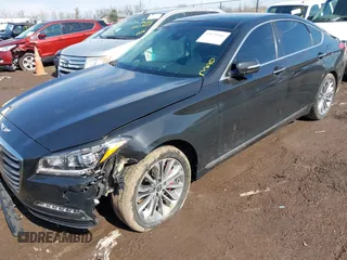 2017 Genesis G80 3.8L with VIN KMHGN4JEXHU178323, listed as a IAAI auction lot 41678966 with 63,268 mi miles. Bid and sale history available at carsss.com. Image 23.