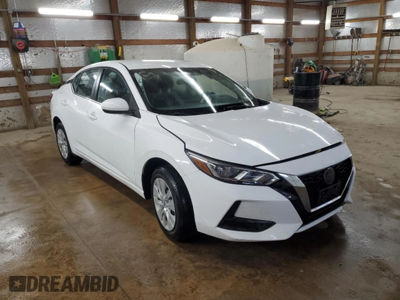 2022 Nissan Sentra S with VIN 3N1AB8BV0NY297180, listed as a Copart auction lot 50519955 with 29,415 mi miles and Salvage Title. Bid and sale history available at carsss.com. Image 4.